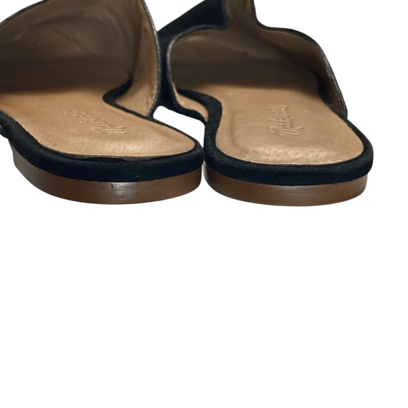 MADEWELL The Remi Mule Suede Leather Point Toe Flats In Black size 9 - Picture 4 of 10